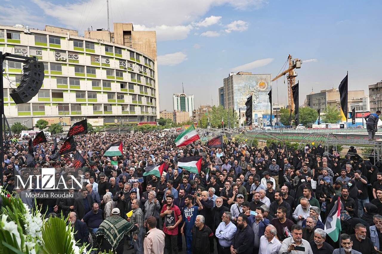 تصاویر | حال و هوای مردم تهران پس از شهادت سید ابراهیم رئیسی