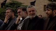 ببینید | گریه و بی‌تابی شدید وزرای دولت هنگام ورود پیکر شهید رئیسی و همراهانش به تهران