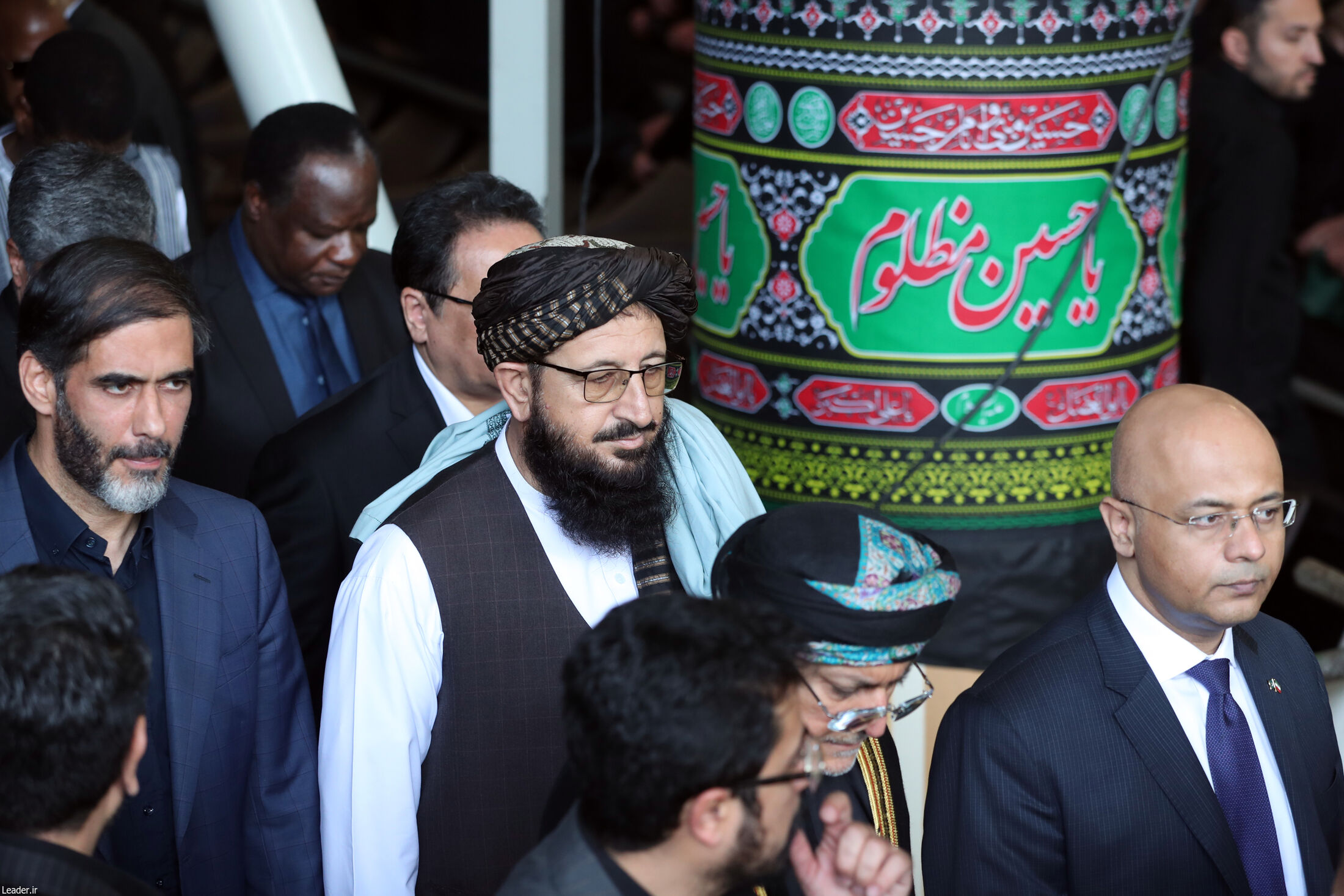 عکسی از سعید محمد و سرپرست سفارت طالبان در تهران در یک قاب