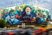 عکس | تصویری معنادار از طرح جدید دیوارنگاره میدان انقلاب اسلامی در تهران