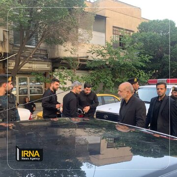 حضور مقامات کشوری و لشکری در تشییع رئیس جمهور شهید و شهدای همراه