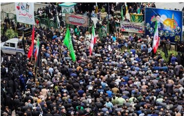 قدردانی مردم انقلابی همدان از خدمات رئیس جمهور شهید، آیت الله رئیسی