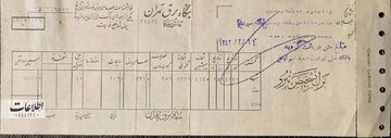 اتفاق عجیب درباره علت قطع برق تهران / عکس قبض برق ۶۰ سال پیش!
