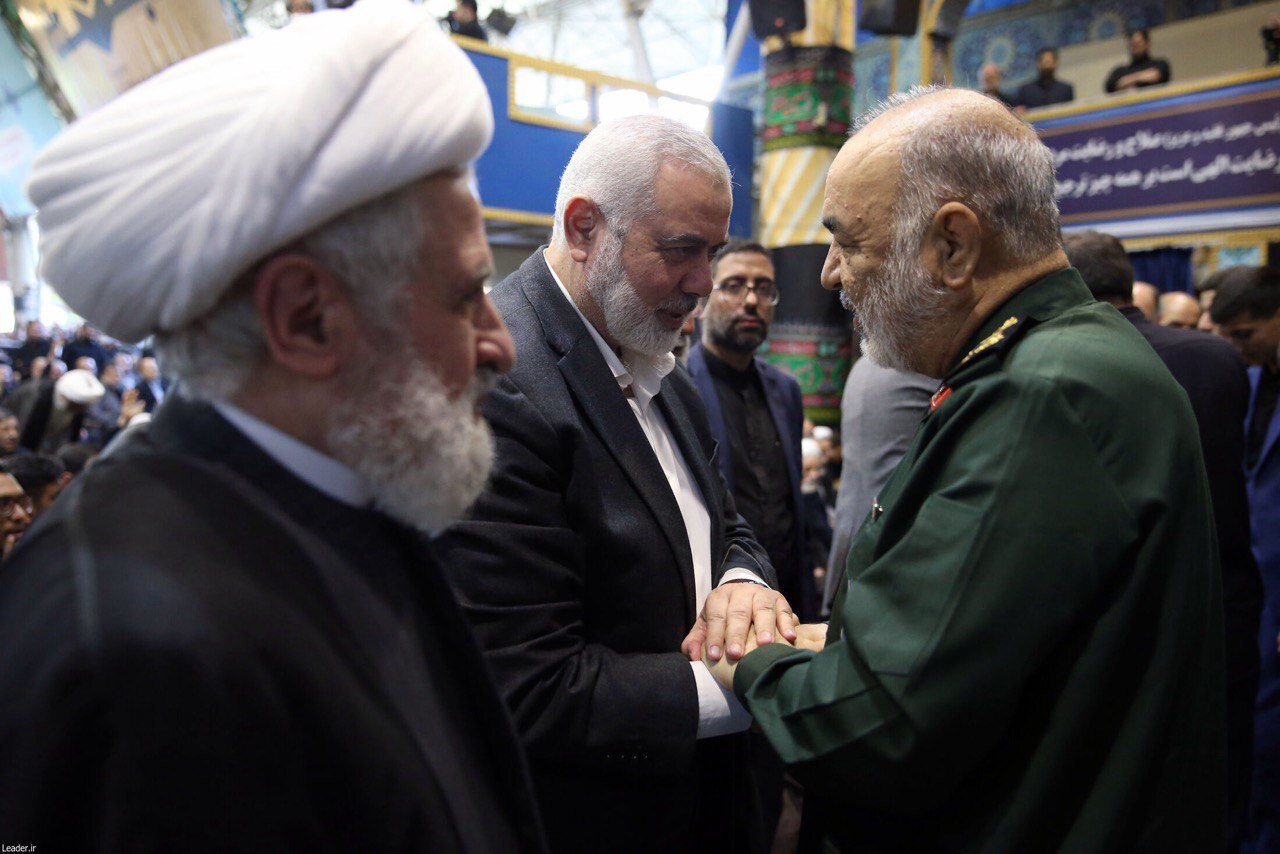 گپ و گفت اسماعیل هنیه با مقامات ارشد نظامی 2