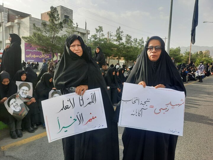 چرا پیکر شهید رئیسی در بیرجند تشییع می شود؟ / اولین تصاویر از حضور مردم در خیابان ها 3