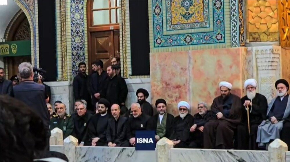 عکسی از چهرههای نظامی در مراسم تدفین ابراهیم رئیسی