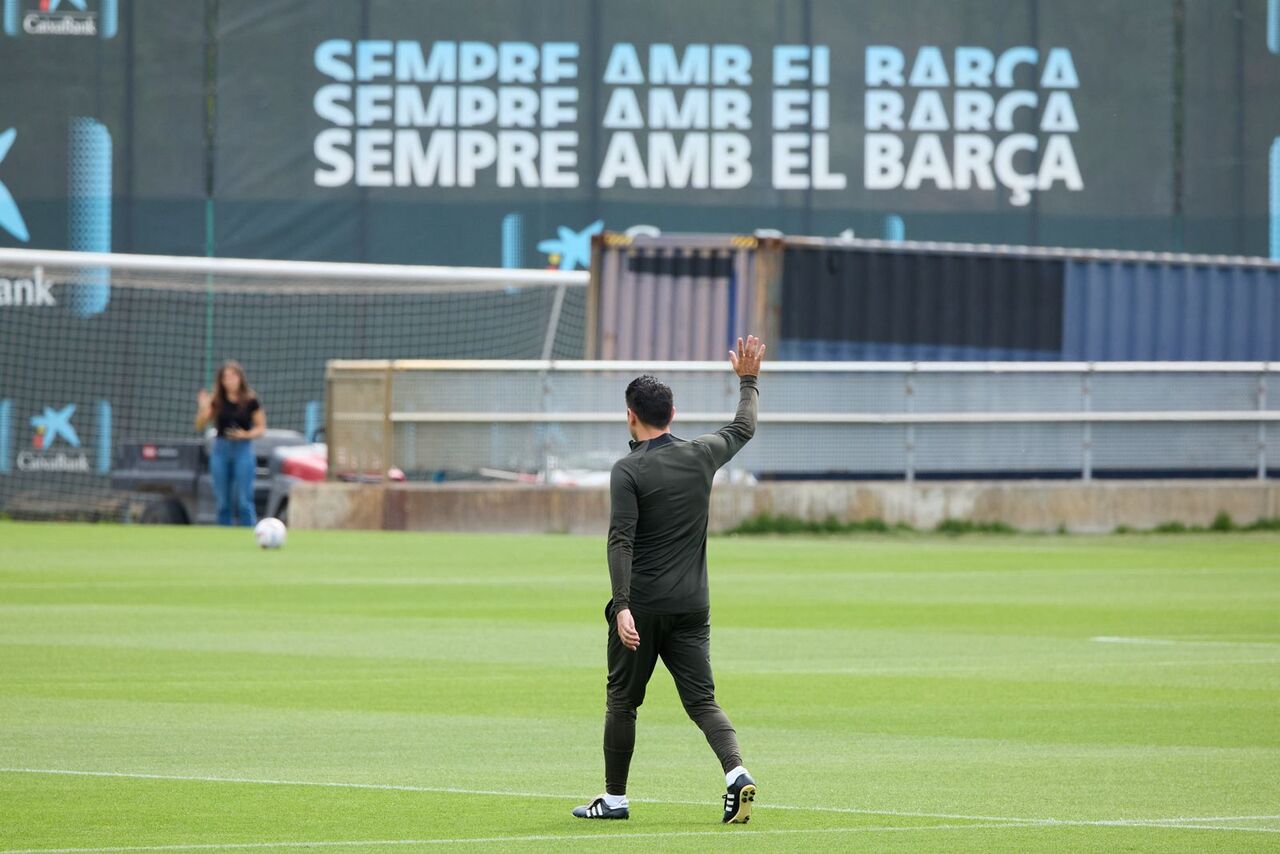 عکس| آخرین تصویر ژاوی در بارسلونا