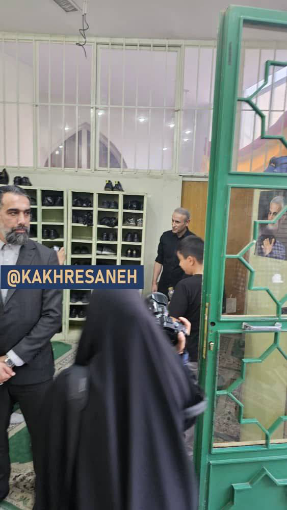 عکس| حضور یحیی گل محمدی در مراسم همراه شهید رئیسی