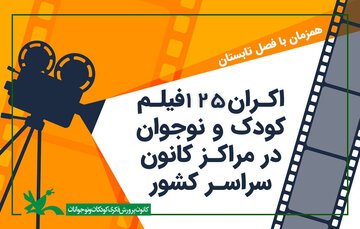 نمایش 125 فیلم کودک و نوجوان در مراکز کانون سراسر کشور