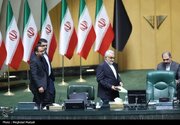 اولین عکس از هیات رئیسه سنی مجلس دوازدهم /علاءالدین بروجردی، زنگ آغاز پارلمان جدید را به صدا درآورد