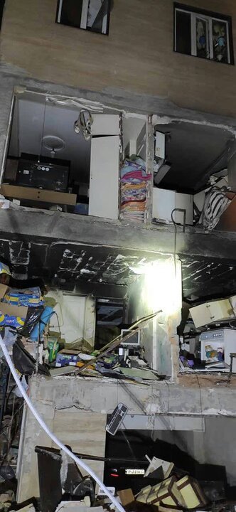 جزئیات انفجار یک واحد مسکونی در خیابان دماوند تهران/ عکس