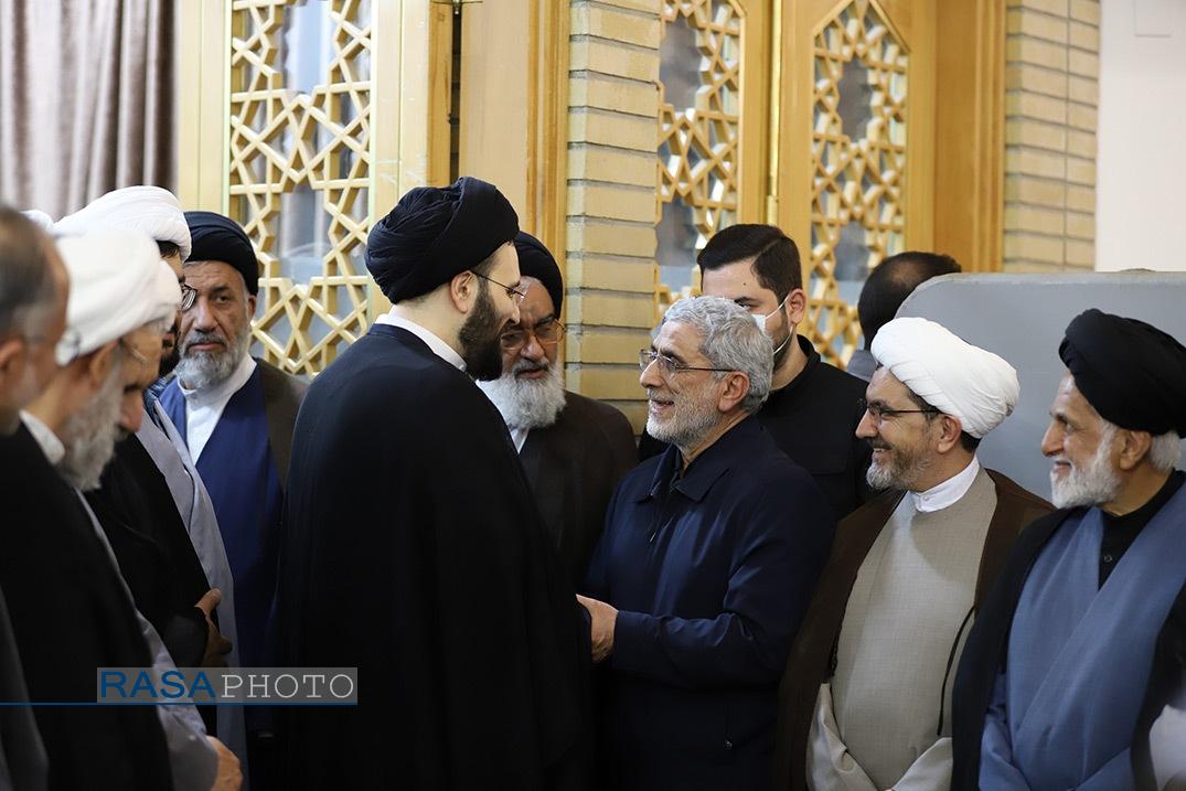 عکسهای خوشامدگویی سردار قاآنی به سید علی خمینی