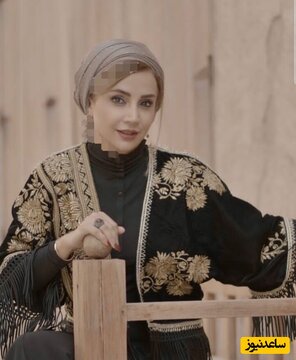 مدل مانتو مجلسی و طلاکوب شبنم قلی خانی در تولدش