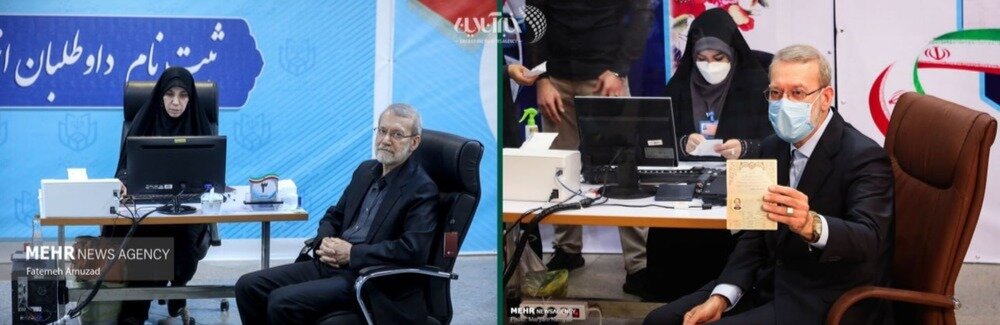 عکس هایی از علی لاریجانی در فاصله دو ثبتنام؛ ۱۴۰۰ تا ۱۴۰۳