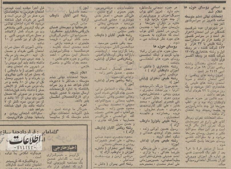 باحجاب و بیحجاب در جلسه امتحان نهایی/ عکس