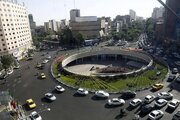 عکسی از دیوارنگاره انتخاباتی میدان ولیعصر