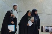 ببینید | اولین زن نماینده مجلس در انتخابات ۱۴۰۳؛ حضور زهره الهیان در ستاد انتخابات کشور