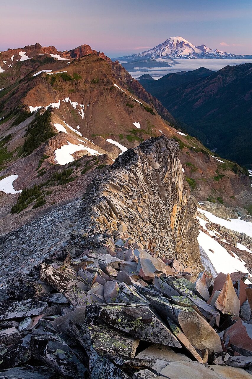 کوه رینیر در جنوب سیاتل بلندترین کوه ایالت واشینگتن
