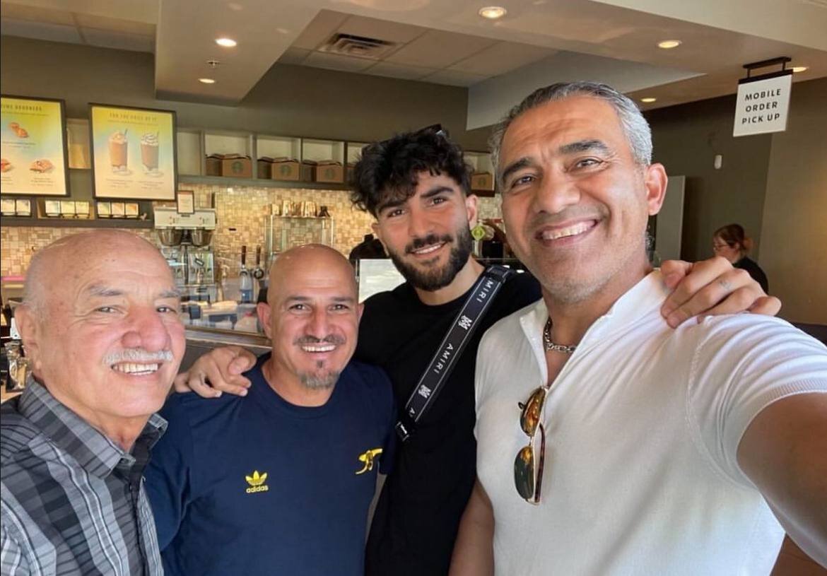 عکس| سلفی عابدزاده و پسرش در آمریکا