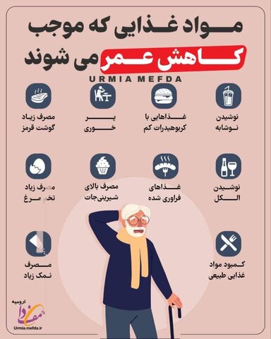 ۱۰ عادت غذایی که عمر شما را کم میکند