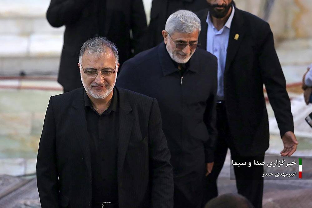 حضور این مسئول در کنار سردار قاآنی سوژه عکاسان شد+تصاویر