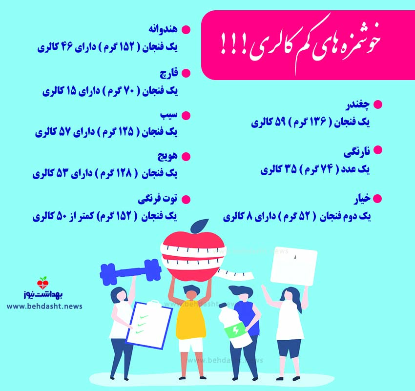 خوراکیهای خوشمزه و کم کالری برای لاغر شدن