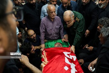 تصاویر | اولین تصاویر از پیکر شهید آبیار، مستشار نظامی ایران در سوریه؛ این تصاویر دلخراش است