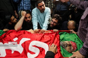 تصاویر | اولین تصاویر از پیکر شهید آبیار، مستشار نظامی ایران در سوریه؛ این تصاویر دلخراش است