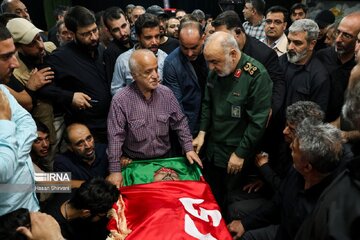 تصاویر | اولین تصاویر از پیکر شهید آبیار، مستشار نظامی ایران در سوریه؛ این تصاویر دلخراش است