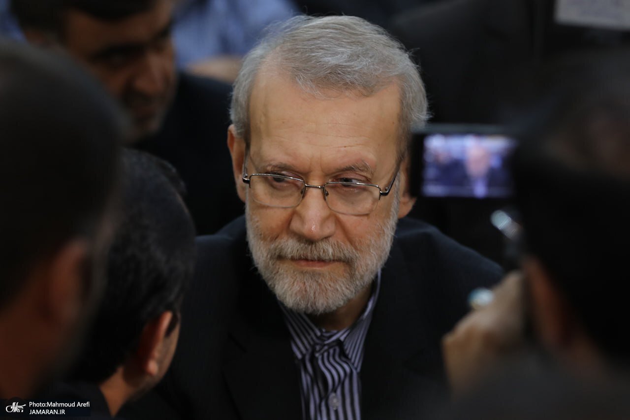 عکس | تصویری خاص از علی لاریجانی پس از کاندیداتوری در انتخابات ریاست جمهوری