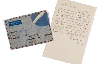 نامه کمیاب فرانتس کافکا قیمت 90 هزار پوندی دارد / عکس