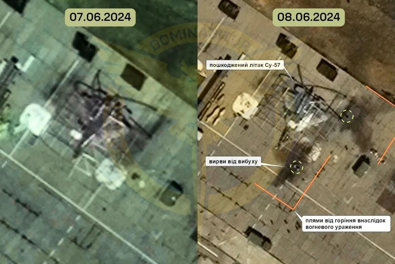 ادعای اوکراین: احتمالا ۲ جنگنده رادارگریز سوخو ۵۷ را هدف قرار دادهایم