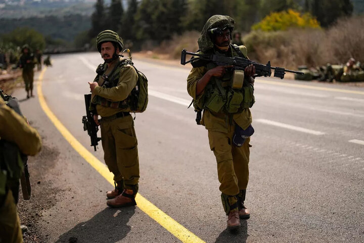 ببینید | استفاده ارتش اسرائیل از منجنیق آتشین در مرز لبنان