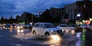 ببینید | تصاویر تازه از بارندگی شدید در اتوبان امام علی تهران