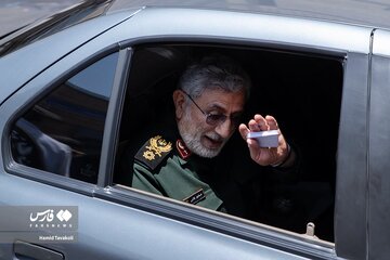 عکس جدید از سردار قاآنی در یک مراسم عکس جدید از سردار قاآنی در یک مراسم