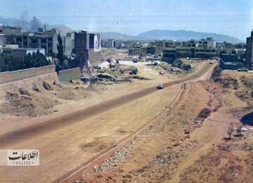 تهران قدیم | عملیات ساخت بزرگراه مدرس در 54 سال پیش / عکس 3