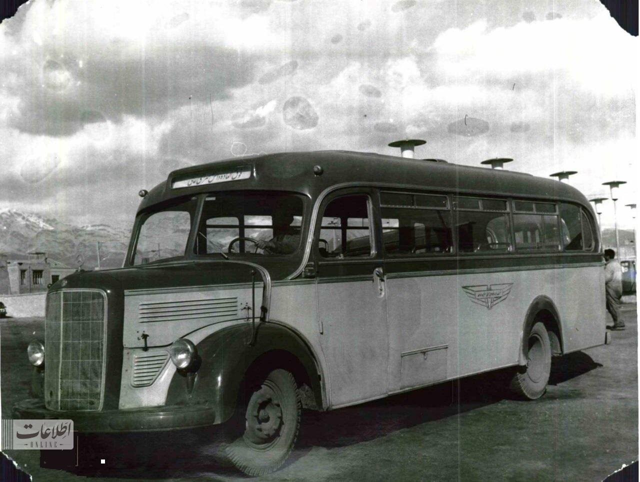 تهران قدیم | اتوبوس‌هایی که 80 سال پیش وارد تهران شدند / عکس 2