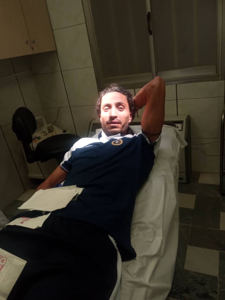 عکس| کار مدافع استقلالی به اتاق عمل کشید