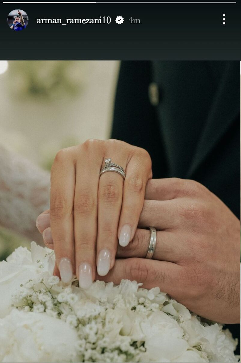 عکس| ستاره استقلال داماد شد