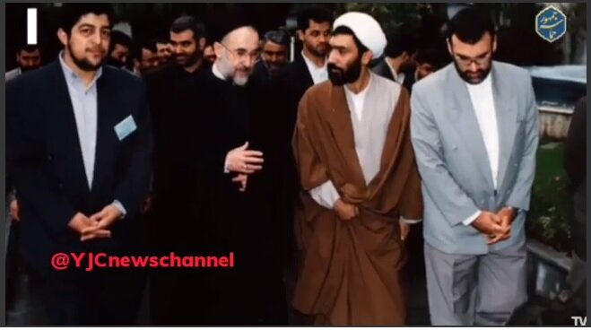 تصاویری از خاتمی، هاشمی و روحانی در مستند پورمحمدی /تقدیر رئیس جمهور شهید از آقای کاندیدا