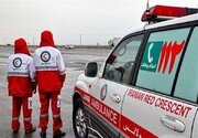 نجات چهار فرد گرفتار در رودخانه توسط هلال احمر کرمان 