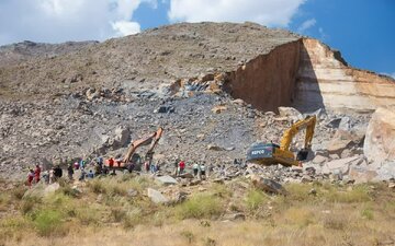 معدن شازند دوباره ریزش کرد معدن شازند دوباره ریزش کرد