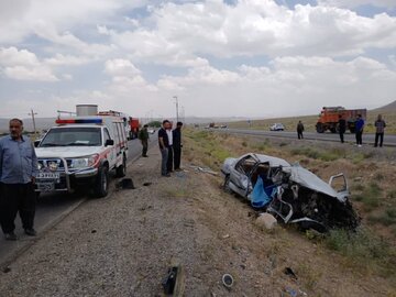 ۴ مصدوم و ۱ جان‌باخته در محور سفید دشت به فرخشهر