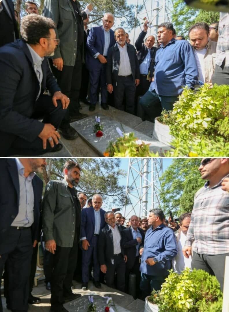 عکس | ادای احترام پزشکیان و دکتر ظریف به جانباختگان هواپیمای اوکراینی در اصفهان