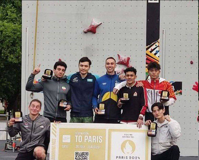 عکس| از قزوین به پاریس؛علیپور سهمیه المپیک گرفت