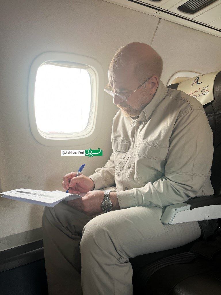 عکس | لباس متفاوت قالیباف برای حضور در تبریز!