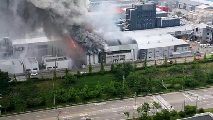 ببینید |  انفجار باتری‌های لیتیومی در کارخانه باتری‌سازی در کره جنوبی