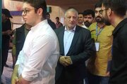 ببینید | حضور محسن هاشمی در حسینیه جماران برای رأی دهی