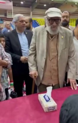 حضور داوود میرباقری، کمال تبریزی، داریوش ارجمند و مهران رجبی پای صندوق رای