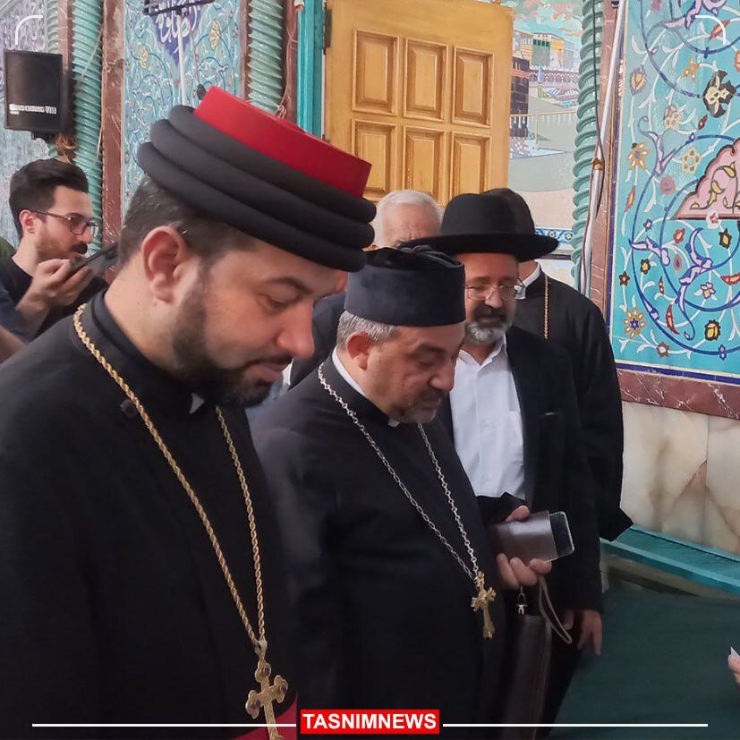 حضور بانوی ۹۶ ساله و رهبران اقلیت های دینی در پای صندوق رأی/ عروس و داماد جدید هم از راه رسیدند /شعاردهی تندروها علیه پزشکیان+عکس